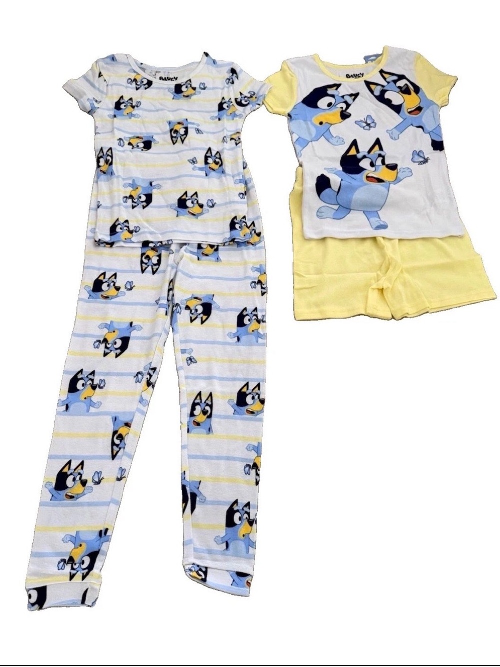 Bluey Girls 4 Piece Pajama Set Size 8 NWT